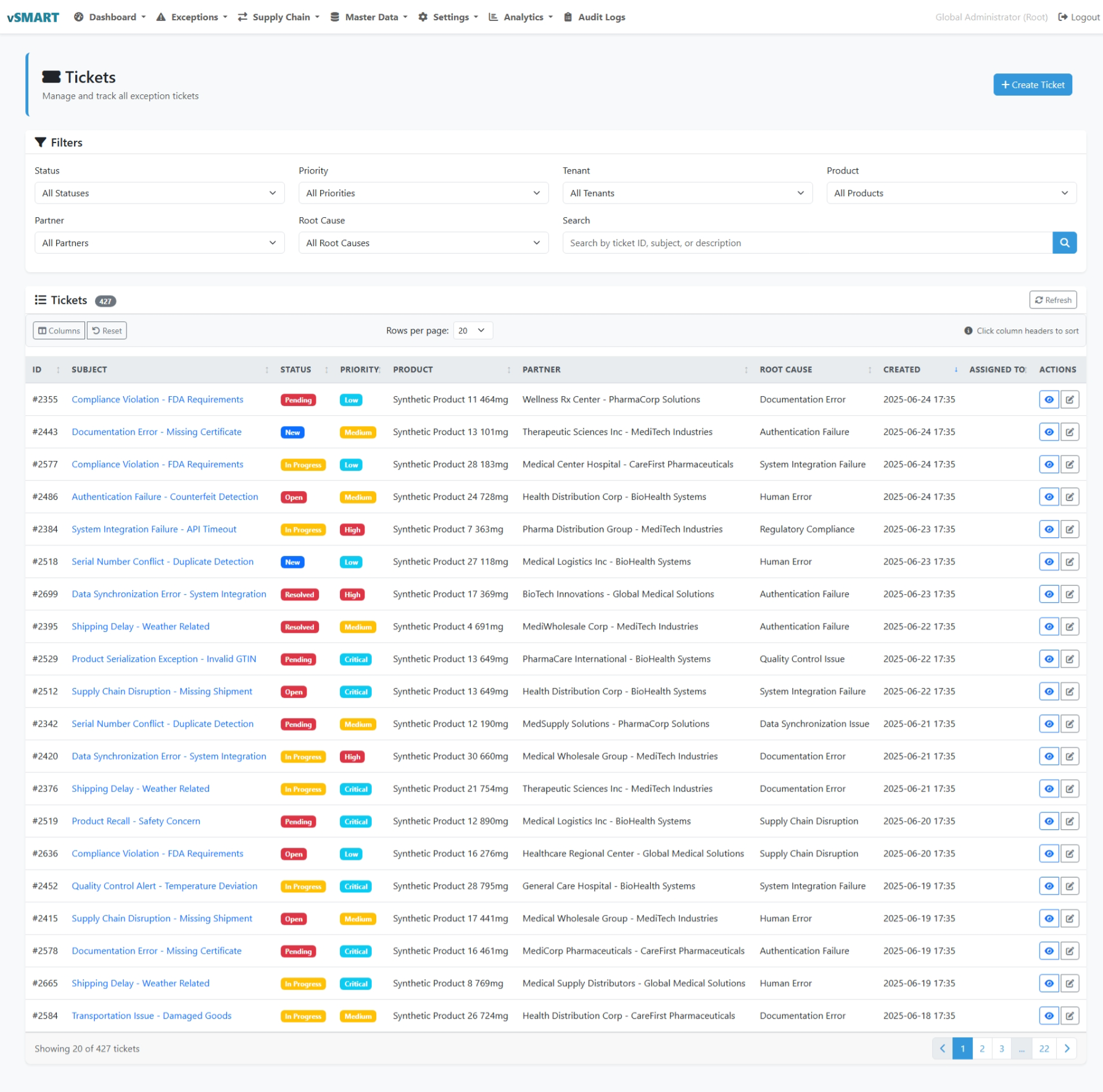 Exception Monitoring